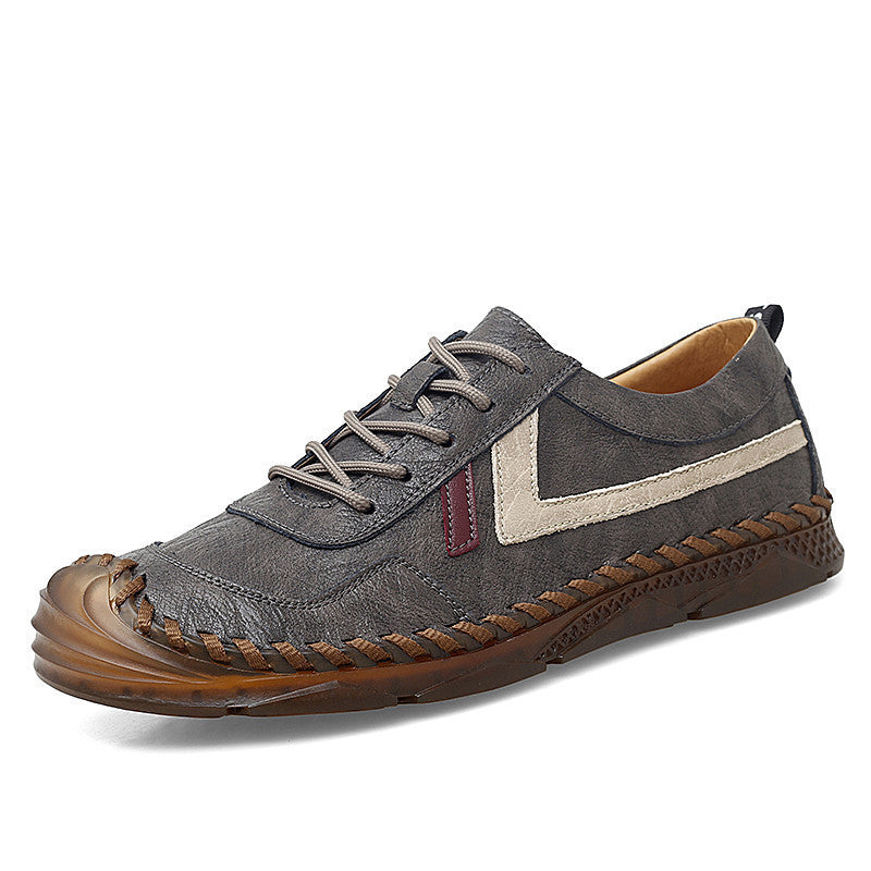 Everyday Casual Beef Tendon Wear Black Trendy Shoes