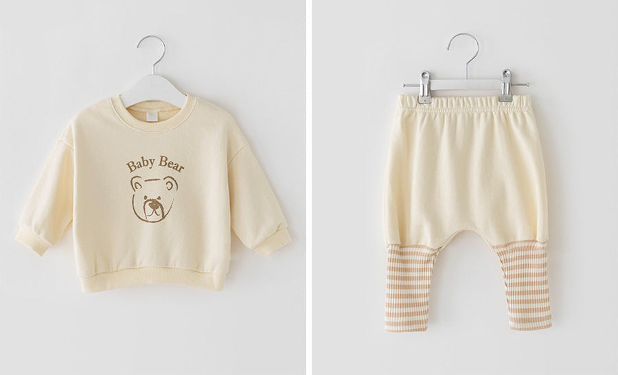 Two Piece Set Of Harem Pants For Infants And Toddlers