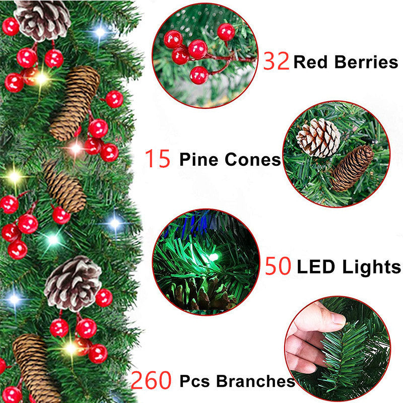 Door Hanging Decorative Rattan Light Strip