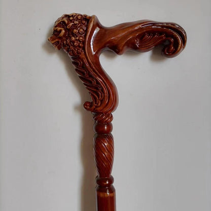 Skull Horse Head Elephant Head Lion's Head Crutch Halloween Cane