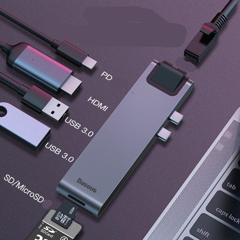 Dual Type-c 7in1 Smart Docking Station