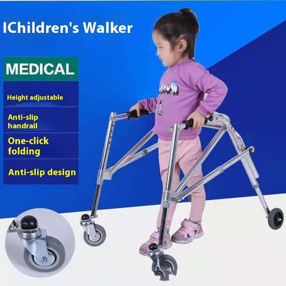 Children Standing Frame Rehabilitation Training Walker Foldable