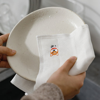 Household Absorbent Lint-free Cartoon Rag Kitchen Supplies Towel