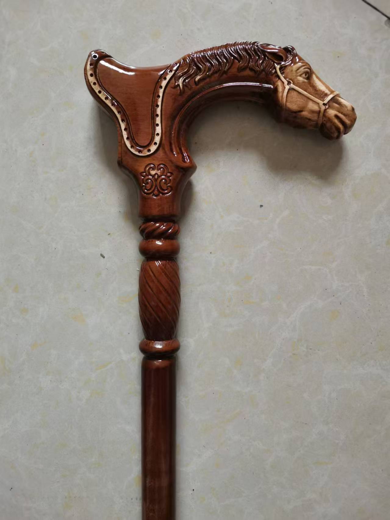 Skull Horse Head Elephant Head Lion's Head Crutch Halloween Cane