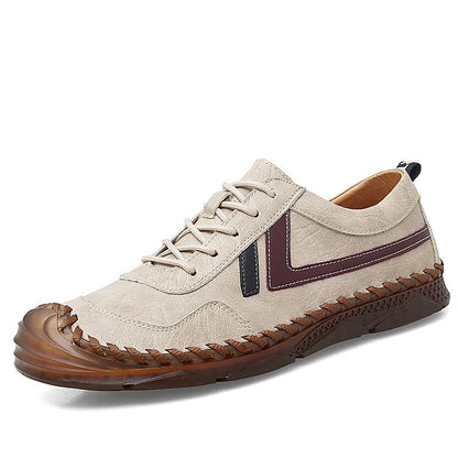 Everyday Casual Beef Tendon Wear Black Trendy Shoes
