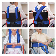 New Wheelchair Waist Girdling Band Mesh Breathable Elderly Wheelchair Anti-fall Azimuth Support Fixed Protecting Band