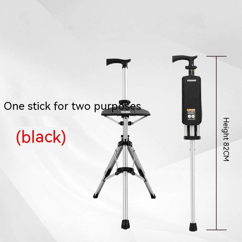 Aluminum Alloy Folding Cane Multifunctional Non-slip