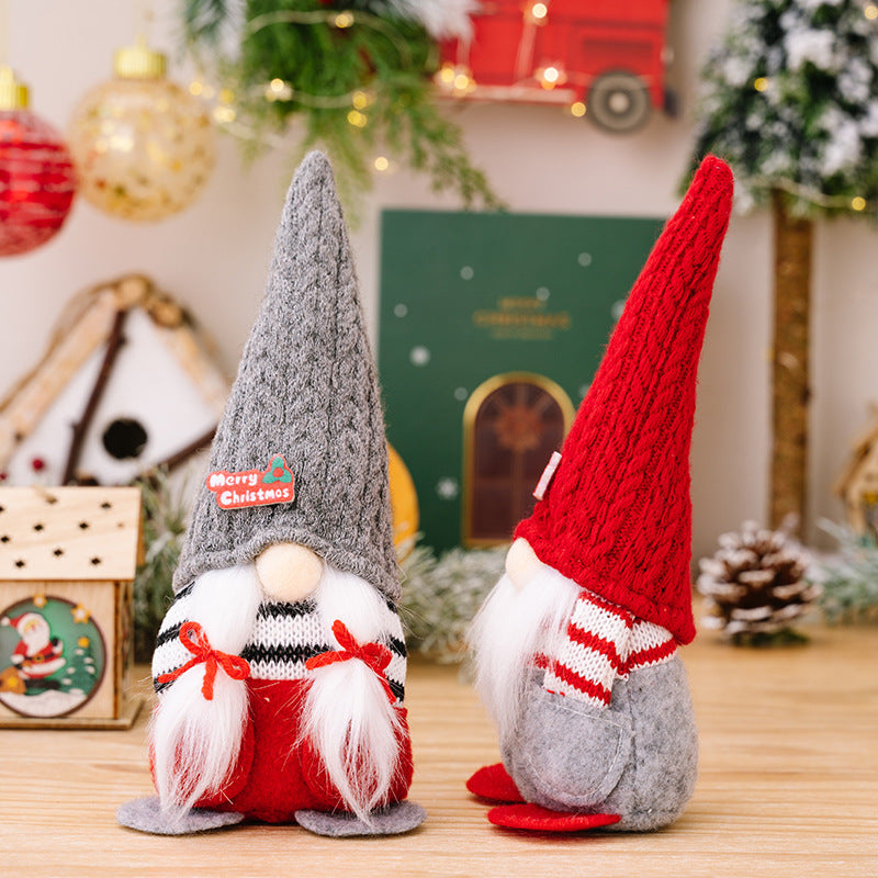 Pocket Pointed Hat Faceless Doll Christmas Decoration Supplies