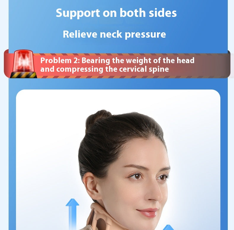 Silicone Neck Support Household Cervical Spine Fixation Supporter