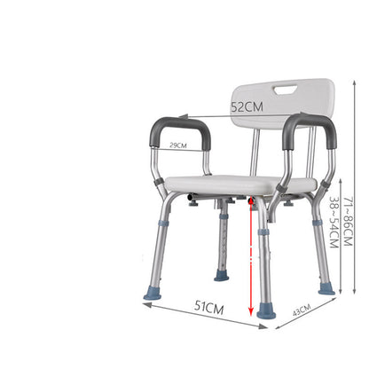 Anti-rust Aluminum Alloy Bath Shower Chair Bathroom
