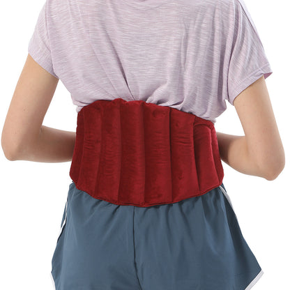 Heating Pad Microwave Waist Supporter Flaxseed Filler Belly Warming Waist Pillow Multifunctional Heating Mat