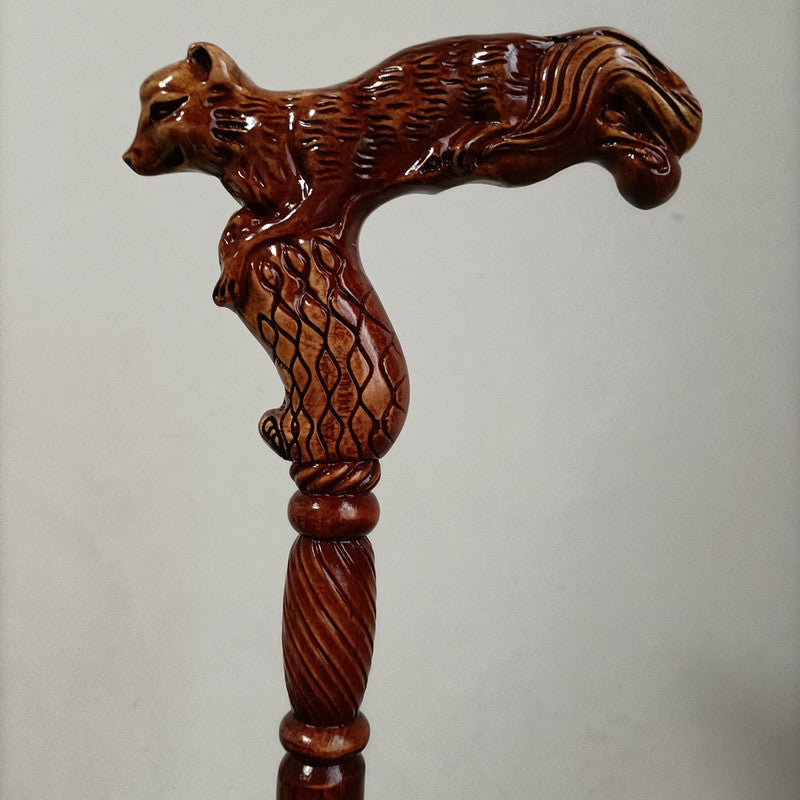 Skull Horse Head Elephant Head Lion's Head Crutch Halloween Cane