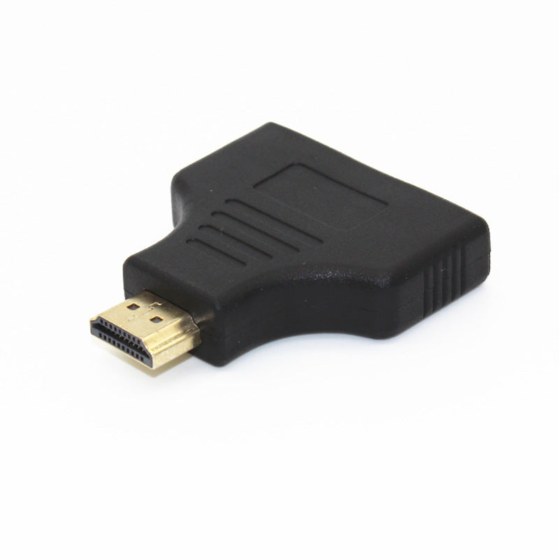 Revolving To 2 HDMI Female Adapters, One-to-two HD Computer TV Connection
