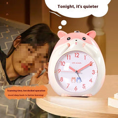 Snooze Talking Student Lovely Bedroom Mute Bedside Alarm Clock