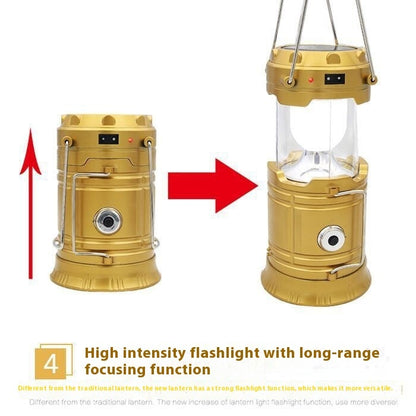 Solar Multi-functional Portable Horse Outdoor Emergency Tent Night Market Lighting Stall Camping Lamp