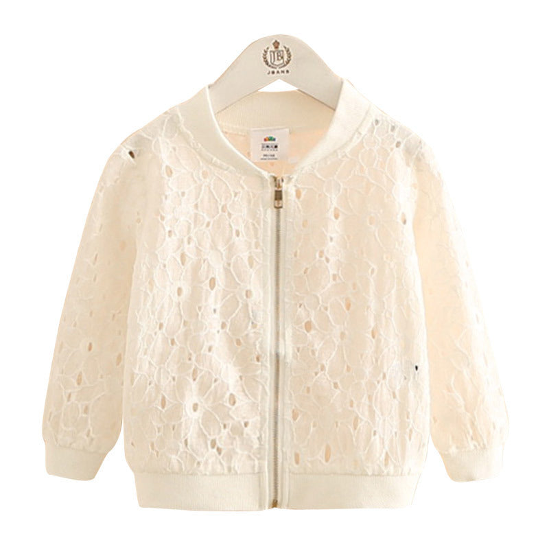 Girls' Clothing Children's Solid Color Sun Protection Jacket