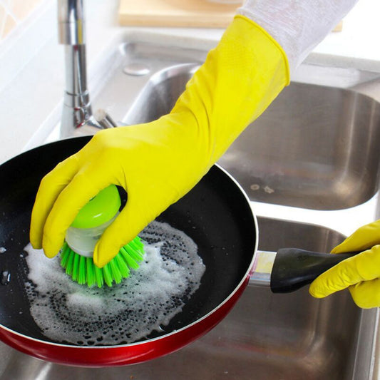Long Rubber Household Latex Laundry Gloves