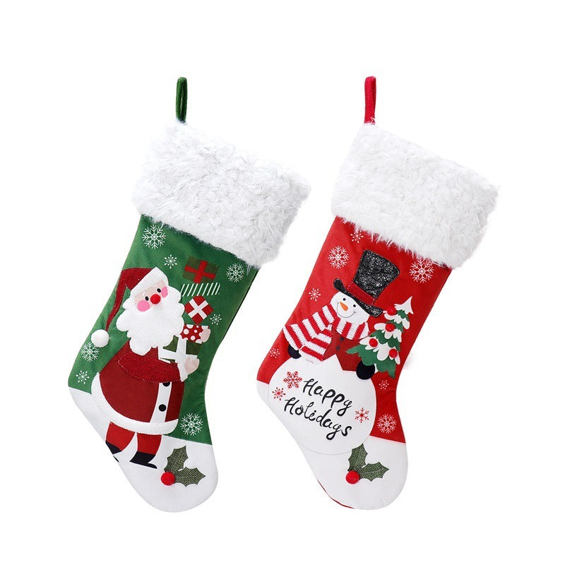 Christmas Decoration Supplies Flannel Gift Bag