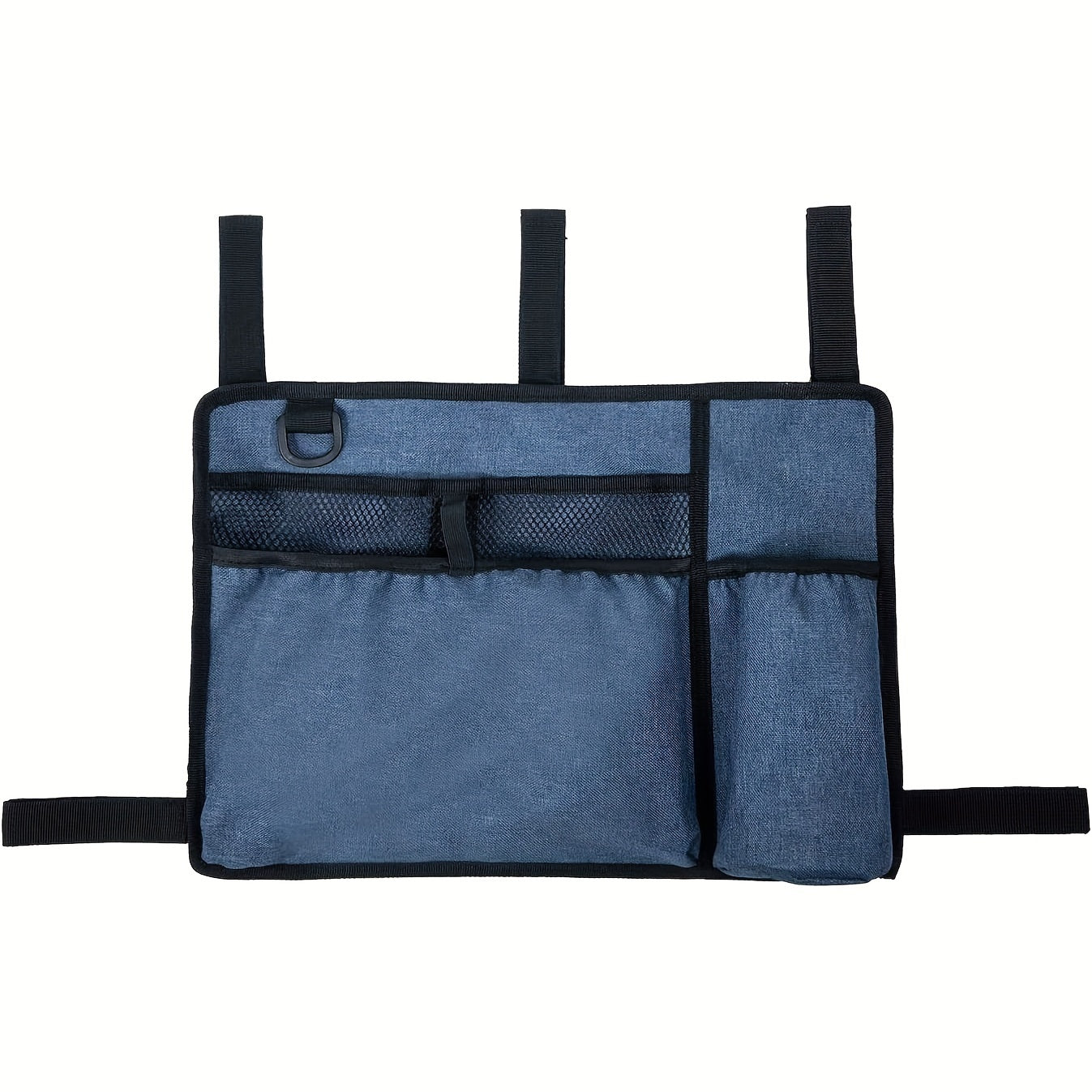 Organizer Pouch Bag With Cup Holder For Rollator Or Folding Walker