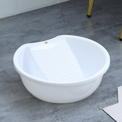 Plain Thickened Laundry Basin Student Household Dormitory Plastic