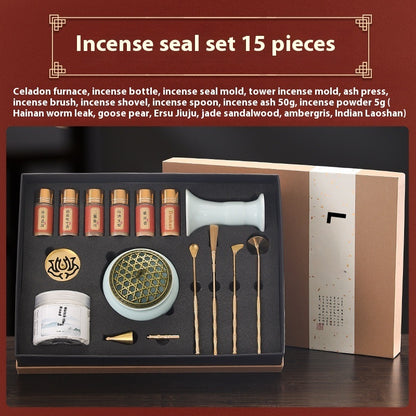 Brass Incense Burner Cone Incense Making Tools Incense Utensils Suit Incense Molding Tool