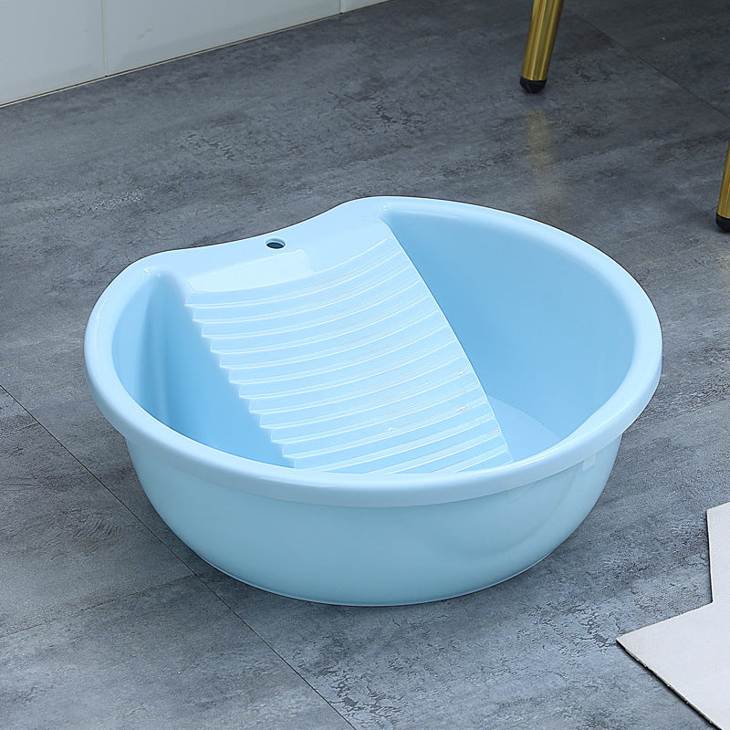 Plain Thickened Laundry Basin Student Household Dormitory Plastic