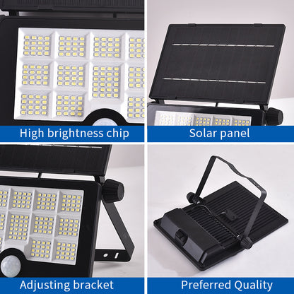 Solar Powered Human Body Sensing Courtyard Wall Lamp, Outdoor Waterproof, Outdoor Household Courtyard Exterior Wall, Villa Door Lighting