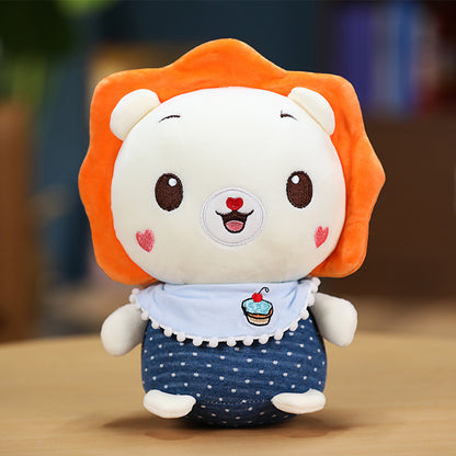 Super Cute 23cm  Ear Elephant Earmuffs Penguins Lion White Bear Plush Baby Toys Stuffed Soft Cartoon Animlas PLushies Dolls