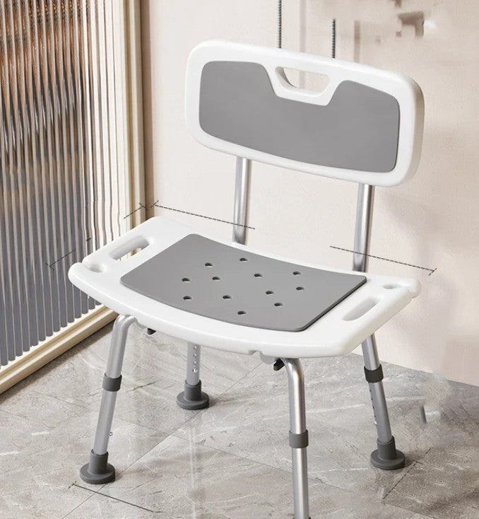 Anti-rust Aluminum Alloy Bath Shower Chair Bathroom