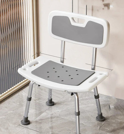 Anti-rust Aluminum Alloy Bath Shower Chair Bathroom
