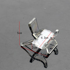 Crystal Support Transparent Chair Support Base Beads