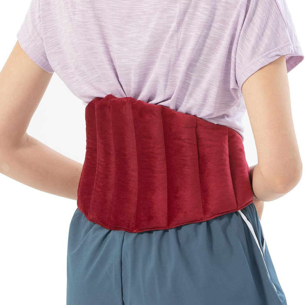 Heating Pad Microwave Waist Supporter Flaxseed Filler Belly Warming Waist Pillow Multifunctional Heating Mat