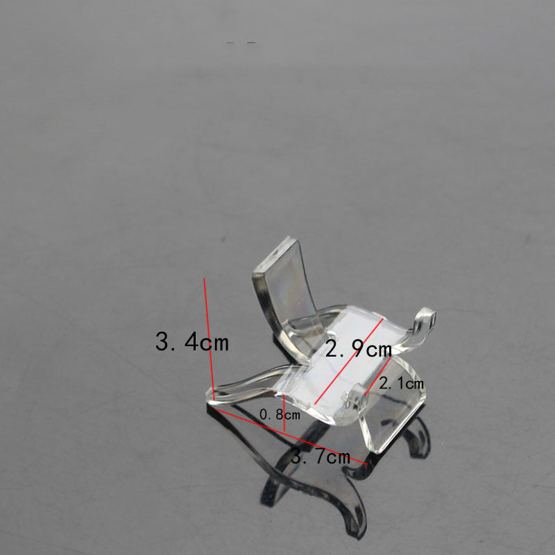 Crystal Support Transparent Chair Support Base Beads