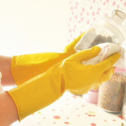 Long Rubber Household Latex Laundry Gloves