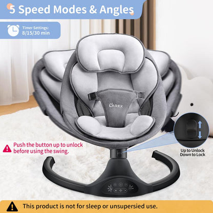 Smart Baby Swing with Remote
