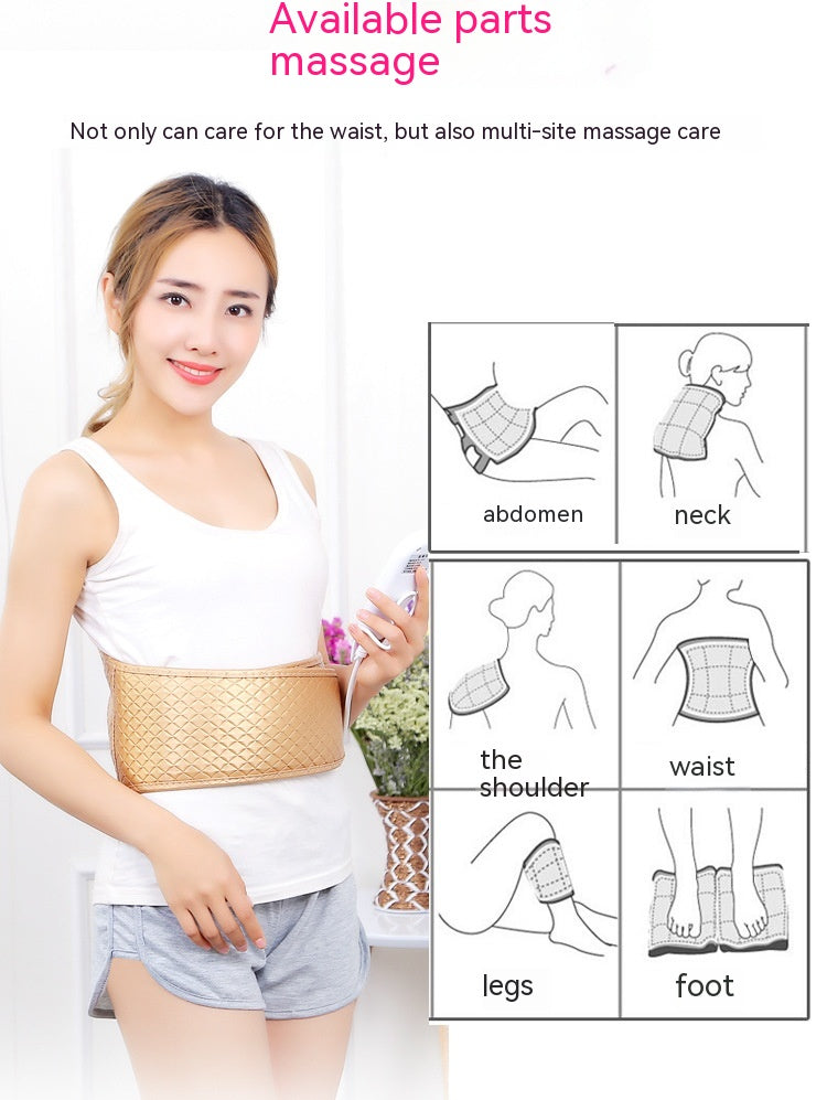 Electric Heating Waist Supporter Thermal Electric Heating Argy Wormwood Hot Compress Men And Women Massager
