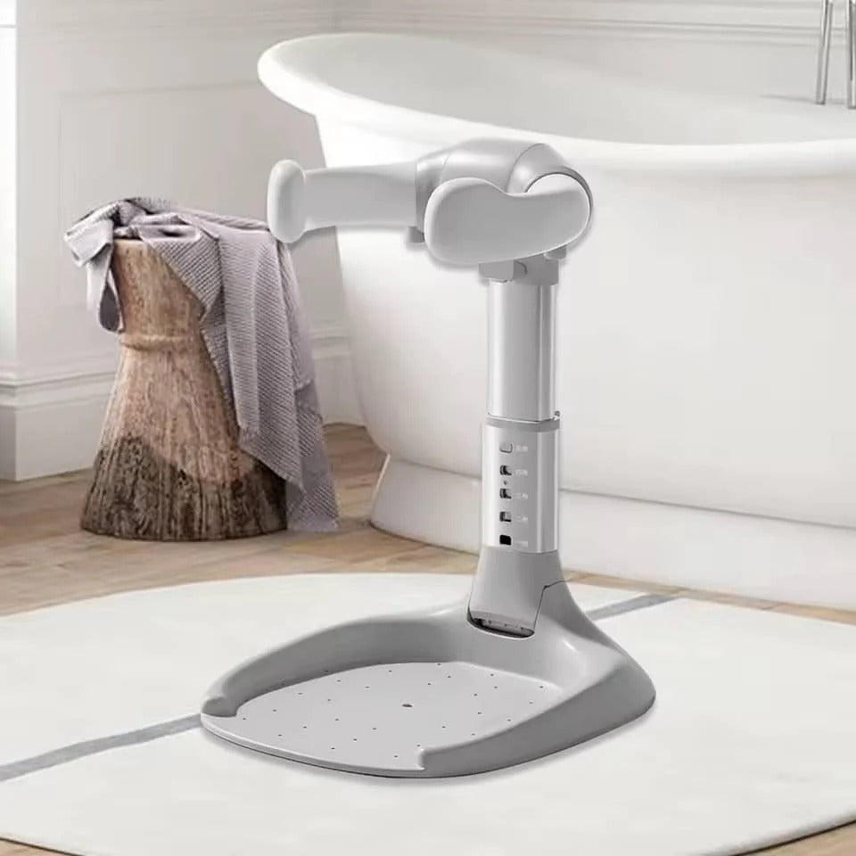 Adjustable Height Baby Bath Stand | Non-Slip & Portable.