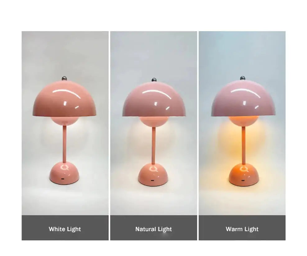 Flowerpot Rechargeable Mushroom Table Lamp